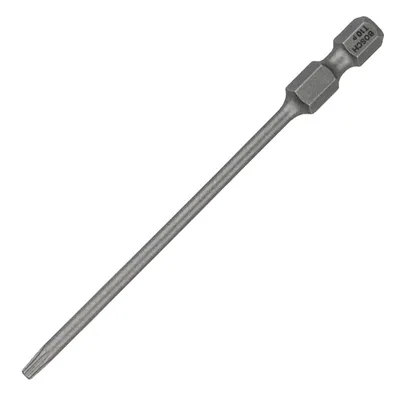Накрайник бит TX Bosch Torx торсионен  TX 10, 1/4", 89 мм, Extra Hard