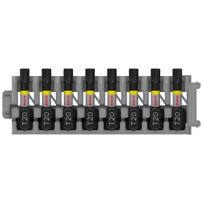 Накрайник бит TX Bosch Torx торсионен, ударен TX 20, 1/4", 25 мм, 8 бр., PRO T Impact