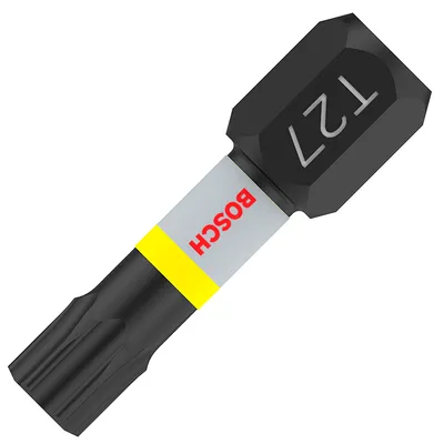 Накрайник бит TX Bosch Torx торсионен, ударен TX 27, 1/4", 25 мм, 2 бр., PRO Torx Impact
