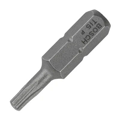 Накрайник бит TX Bosch Torx TX 15, 1/4", 25 мм, 3 бр., Extra Hard