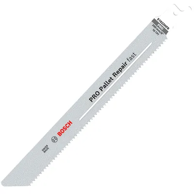 Нож за саблен трион Bosch за дърво 200 мм, 10 TPI, 100 бр., PRO Pallet Repair fast S1022HFR