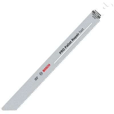 Нож за саблен трион Bosch за дърво 225 мм, 10 TPI, 100 бр., PRO Pallet Repair fast S1122HFR