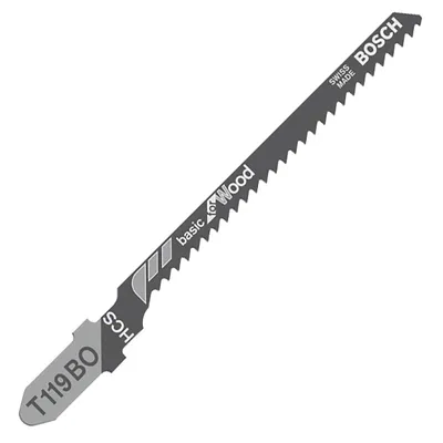 Нож за зеге Bosch с T-захват 56/83 мм, 12.7 TPI, криволинейно, T 119 BO