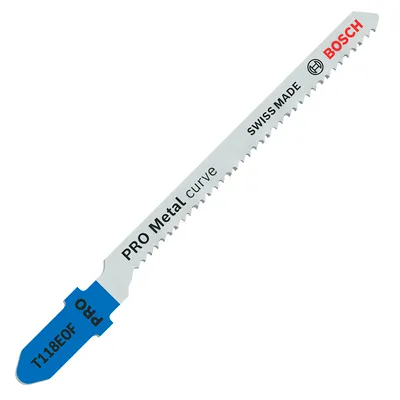 Нож за зеге Bosch с T-захват  57/83 мм, 15 TPI, криволинейно, PRO Metal curve T118EOF