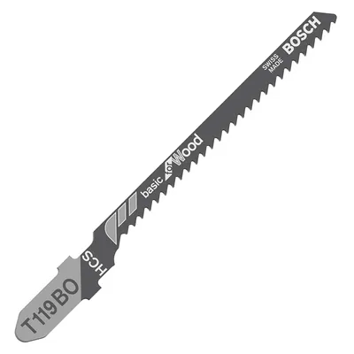 Нож за зеге Bosch с T-захват 58/83 мм, 12.7 TPI, криволинейно, 5 бр., T 119 BO