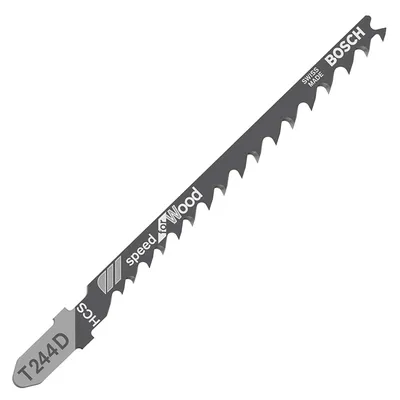 Нож за зеге Bosch с T-захват 74/100 мм, криволинейно, T 244 D