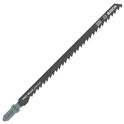 Нож за зеге Bosch с T-захват за дърво 127/152 мм, 6.35 TPI, праволинейно, PRO Wood precise T344DP