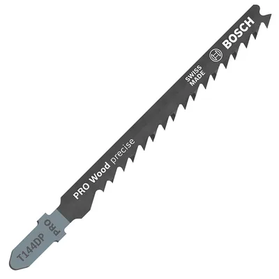Нож за зеге Bosch с T-захват за дърво 74/100 мм, 6 TPI, праволинейно, PRO Wood precise T144DP