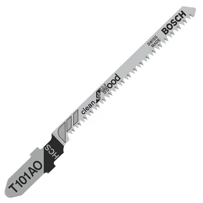 Нож за зеге Bosch с T-захват за дърво комплект 68/83 мм, праволинейно, 3 бр., T 101 AO Clean for Wood