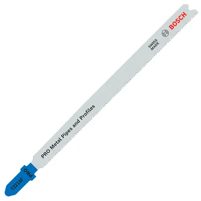 Нож за зеге Bosch с T-захват за метал 132 мм, 21 TPI, праволинейно, 25 бр., PRO Metal Pipes and Profiles T321AF