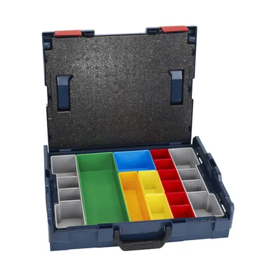 Пластмасов куфар Bosch за инструменти 442x357x117 мм, син, L-BOXX 102