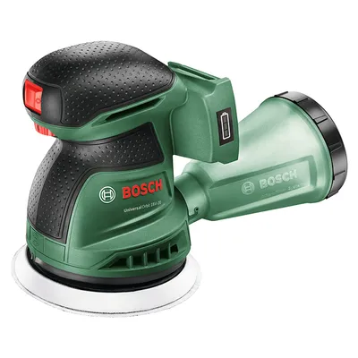 Акумулаторен орбитален шлайф Bosch с плавно регулиране  без батерия и зарядно, 18 V, ф 125 мм, 0-10 000/0-23 000 об./мин, UniversalOrbit 18V-20