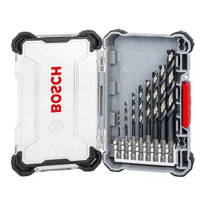 Свредло за метал HSS Bosch с 6-стенна опашка  2-10 мм, 8 бр., PRO Metal HSS-G Impact