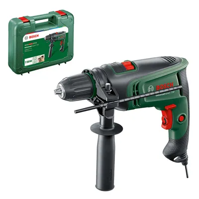 Ударна бормашина Bosch кабелна 730 W, 17 Nm, 50-3200 об./мин, 1-13 мм, UniversalImpact 730