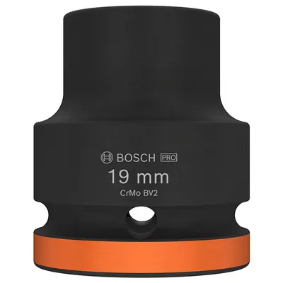 Вложка милиметрова Bosch 6-стен ударна  19 мм х 3/4", PRO Impact