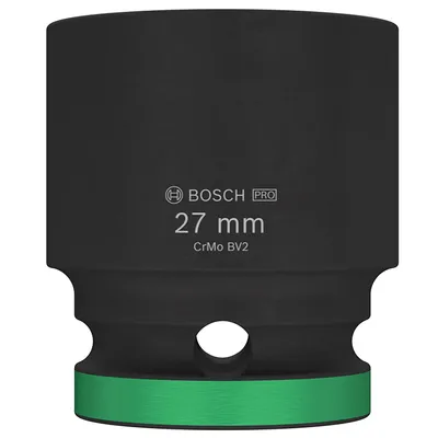 Вложка милиметрова Bosch 6-стен ударна 27 мм х 1/2", PRO Impact
