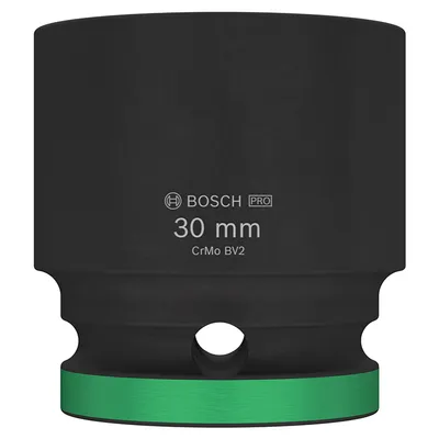 Вложка милиметрова Bosch 6-стен ударна  30 мм х 1/2", PRO Impact