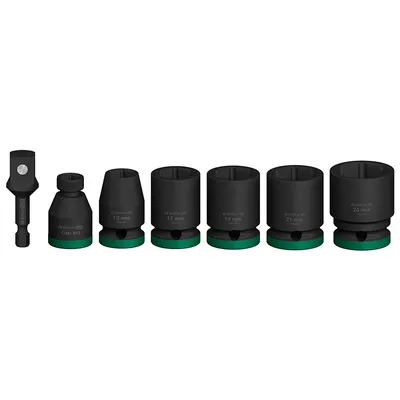 Вложки комплект Bosch ударни 7 бр., 13-24 мм х 1/2", PRO Impact