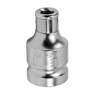 Адаптор за вложки Heytec  шестостен - квадрат, 1/4" х 1/2"