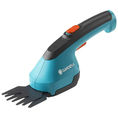 Акумулаторна ножица за трева Gardena  с 1 батерия и зарядно, 3.5 V, 1.5 Ah, 80 мм, AccuCut Li