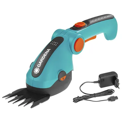 Акумулаторна ножица за трева Gardena  с 1 батерия и зарядно, 3.6 V, 3 Ah, 80 мм, ComfortCut Li