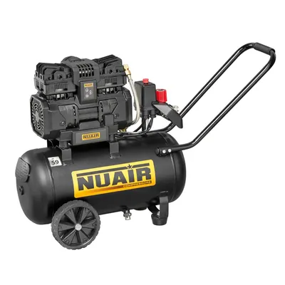Електрически безшумен безмаслен компресор NUAIR 1.5 к.с., 24 л, 160 л/мин, 8 bar, Siltek TB 24