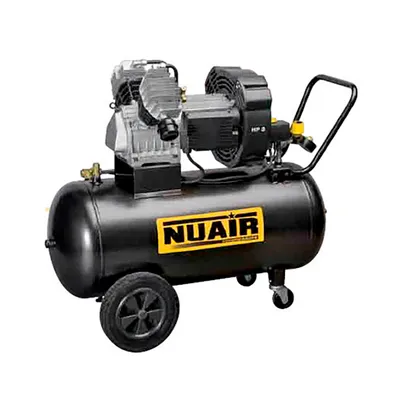 Електрически компресор NUAIR  3 к.с., 100 л, 350 л/мин, 10 bar, GVM/100