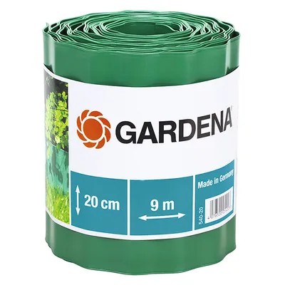 Ограничителна лента Gardena за оформяне на тревни площи  зелена, 200 мм, 9 м