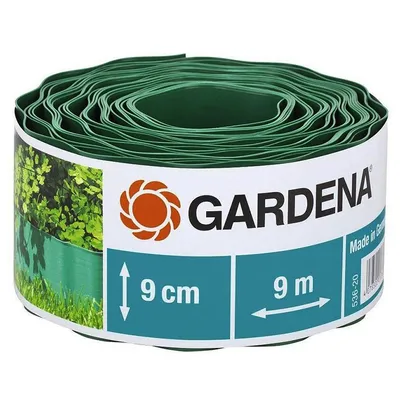 Ограничителна лента Gardena за оформяне на тревни площи зелена, 90 мм, 9 м