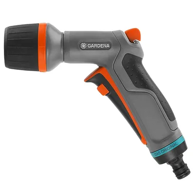 Пистолет за поливане Gardena градински PVC  1/2" - 5/8" - 3/4", 4 функции, ecoPulse