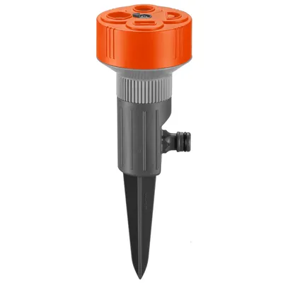Разпръсквач за поливане Gardena кръгов секторен с шип за земята 100 м2, 1/2", 5/8", 3/4 ", Classic