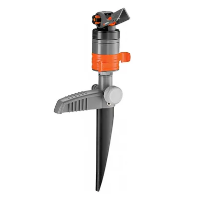 Разпръсквач за поливане Gardena кръгов секторен с шип за земята  450 м2, 1/2", 5/8", 3/4 ", Comfort Turbo Drive