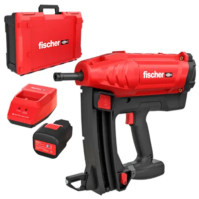 Акумулаторен такер Fischer с газ за гвоздеи 7.2 V, 2.5 Ah, 17-40 мм, FGC 100