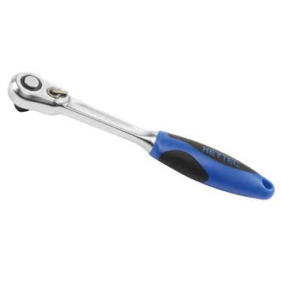 Тресчотка Heytec реверсивна, с палец  3/8", 205 мм, 50840-10-17