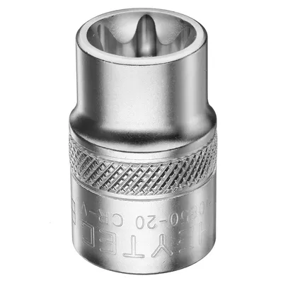 Вложка E-Torx Heytec с квадрат Е6 х 1/4"