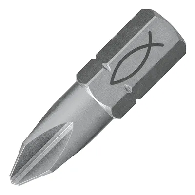 Накрайник бит PH Fischer Philips кръстат  PH 2, 1/4", 25 мм, FPB