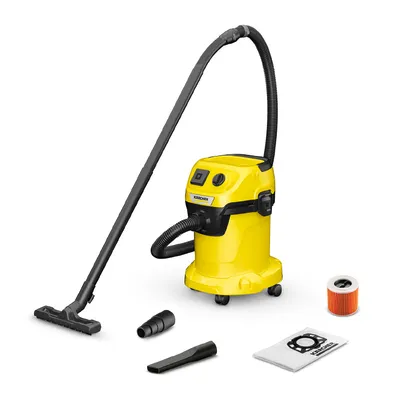 Прахосмукачка Karcher за сухо и мокро почистване 1000 W, 17 л, WD 3 P