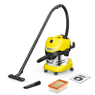 Прахосмукачка Karcher за сухо и мокро почистване 1000 W, 20 л, WD 4 S V-20/5/22