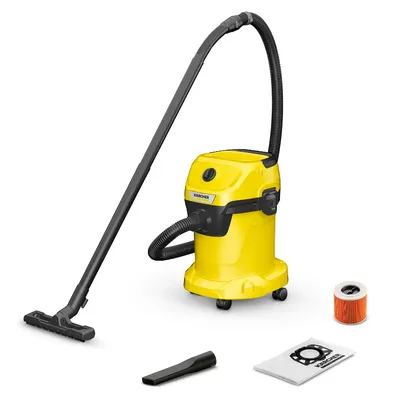 Прахосмукачка Karcher за сухо и мокро почистване 1000 W, 2100 л/мин, 17 л, WBS 3