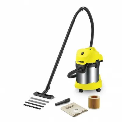 Прахосмукачка Karcher за сухо и мокро почистване 1000 W, 2100 л/мин, 17 л, WD 3 S V-17/4/20