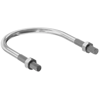 Скоба за монтаж на тръби Fischer U-образна ф 131-140 мм, 5 ", M14x70, ETR