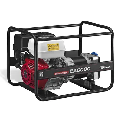 Бензинов генератор за ток Honda монофазен  6000 W, 11.7 к.с., 23.5 A, 230 V, EA6000N1