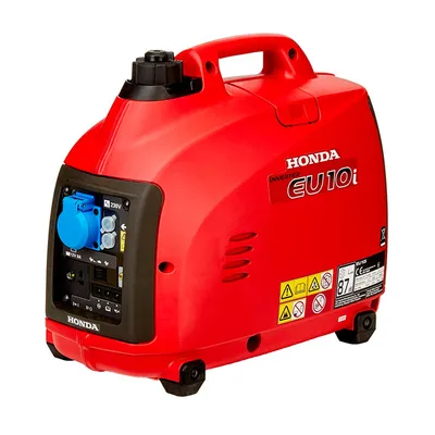 Бензинов генератор за ток Honda монофазен инверторен обезшумен  1000 W, 2.1 к.с., 3.9 A, 230 V, EU10IG