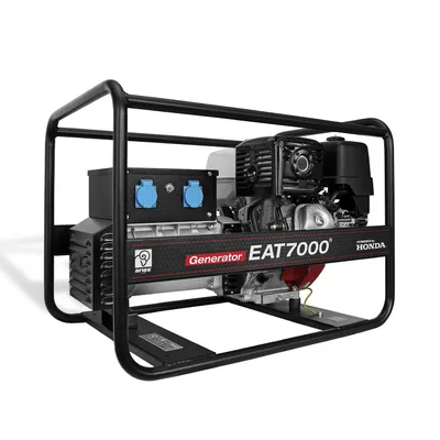 Бензинов генератор за ток Honda трифазен 5600 W, 11.7 к.с., 9.5 A, 230/400 V, EAT7000MA