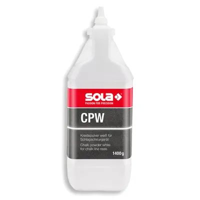 Боя за зидарска чертилка Sola тебеширен прах бяла  1400 г, CPW 1400