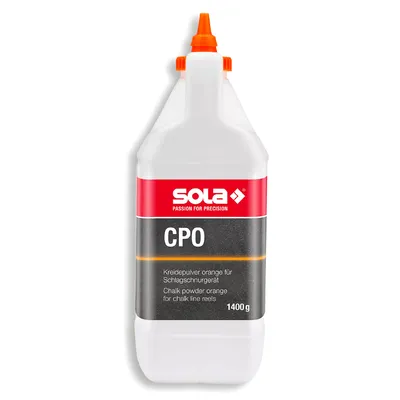 Боя за зидарска чертилка Sola тебеширен прах оранжева  1400 г, CPO 1400