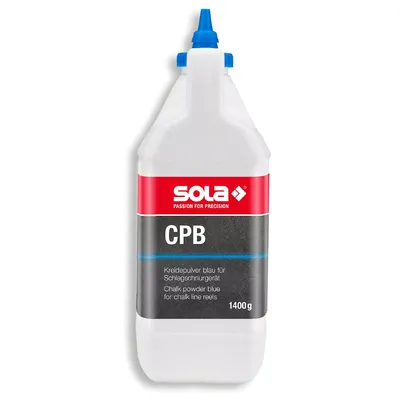 Боя за зидарска чертилка Sola тебеширен прах синя  1400 г, CPB 1400