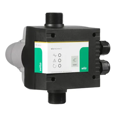 Електронен пресостат за помпа Wilo с ръчен рестарт  1100 W, 10 bar, 150 kPa, 1", HiControl 1