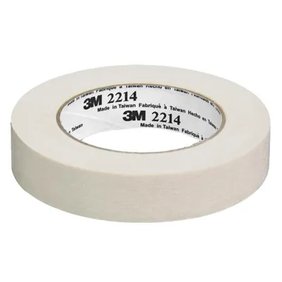 Хартиено тиксо 3M  18 мм, 50 м, бяло, 2214