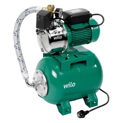 Хидрофорна помпа Wilo с цилиндричен съд   7 м, 4.5 м3/ч, 24 л, 36 м, 1 ", HWJ 202 X EM 24 L